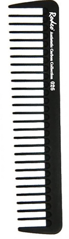 Гребень для волос, 026 - Rodeo Antistatic Carbon Comb Collection — фото N1