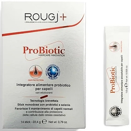 Пробіотична добавка проти випадіння волосся, у стіках - Rougj+ ProBiotic — фото N1