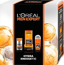 Духи, Парфюмерия, косметика Набор - L’Oréal Paris Men Expert Hydra Energetic  (sh/gel/300ml + deo/50ml + cr/50ml)