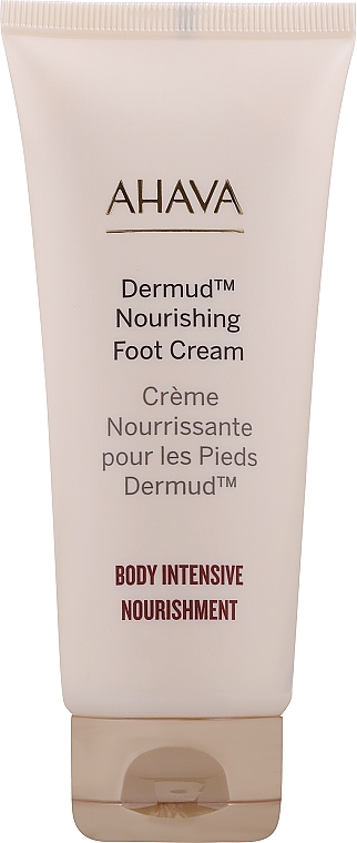 Гель для ніг насичений - Ahava Leave-on Deadsea Mud Foot Cream Dry/Sensitive Skin Relief