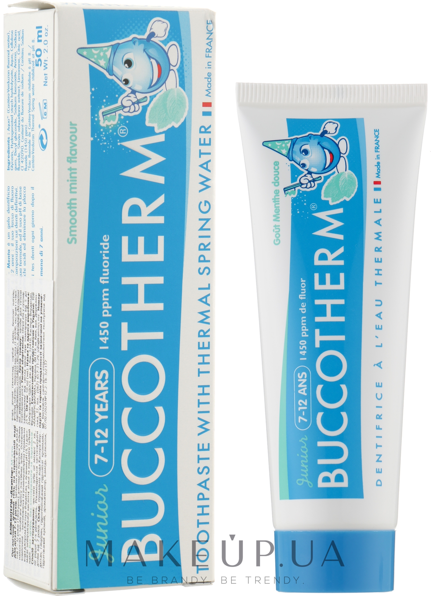 Детский зубной гель на термальной воде со вкусом мяты - Buccotherm — фото 50ml