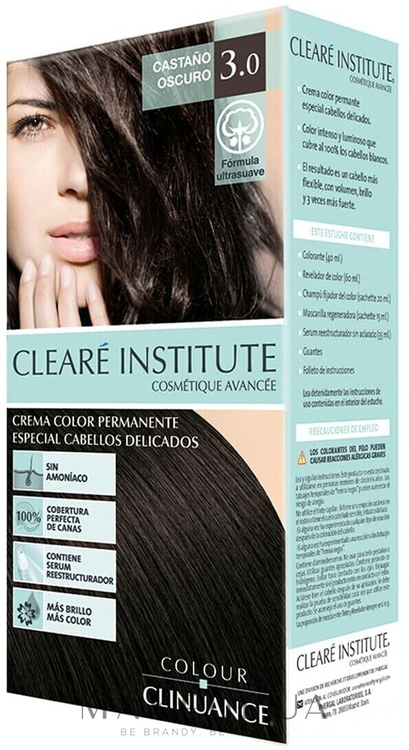 Перманентна фарба для волосся - Cleare Institute Colour Clinuance — фото 3.0