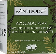 Питательный ночной крем для лица - Antipodes Avocado Pear Nourishing Night Cream — фото N2