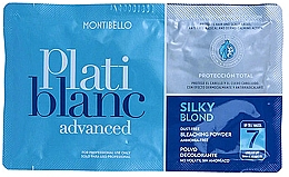 Пудра для освітлення волосся, 7 тонів - Montibello Platiblanc Advanced Silky Blond Bleaching Powder 7 — фото N3