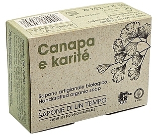 Органическое мыло "Конопля и Ши" - Sapone Di Un Tempo Organic Soap Hemp And Shea — фото N2
