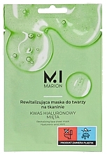 Відновлювальна тканинна маска для обличчя із зеленою ікрою 2% - Marion Revitalizing Face Sheet Mask — фото N1