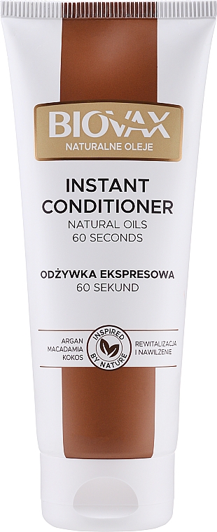 Кондиционер для волос 7 в 1 "Натуральные масла" - Biovax Hair Conditioner — фото N1