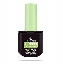 Лак для нігтів з веганською формулою - Golden Rose Green Last & Care Nail Color — фото N1
