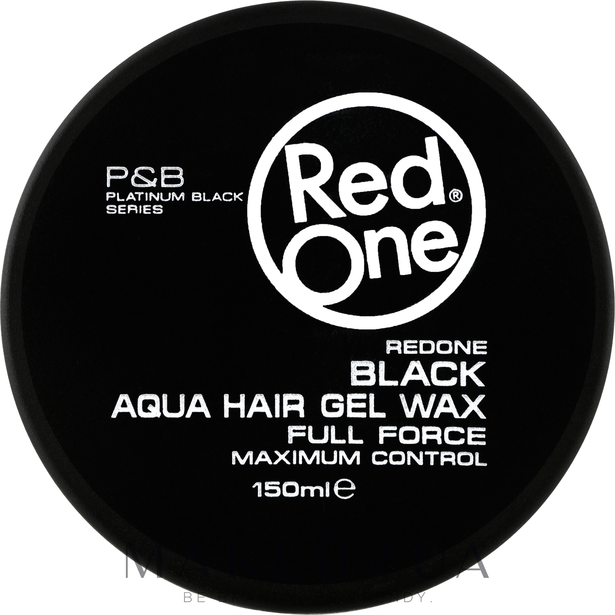 ВІск для волосся на водній основі - Red One Aqua Hair Gel Wax Full Force Black — фото 150ml