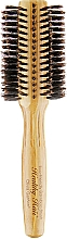 Брашинг бамбуковый с натуральной щетиной, d.30 - Olivia Garden Healthy Hair Boar Eco-Friendly Bamboo Brush — фото N1