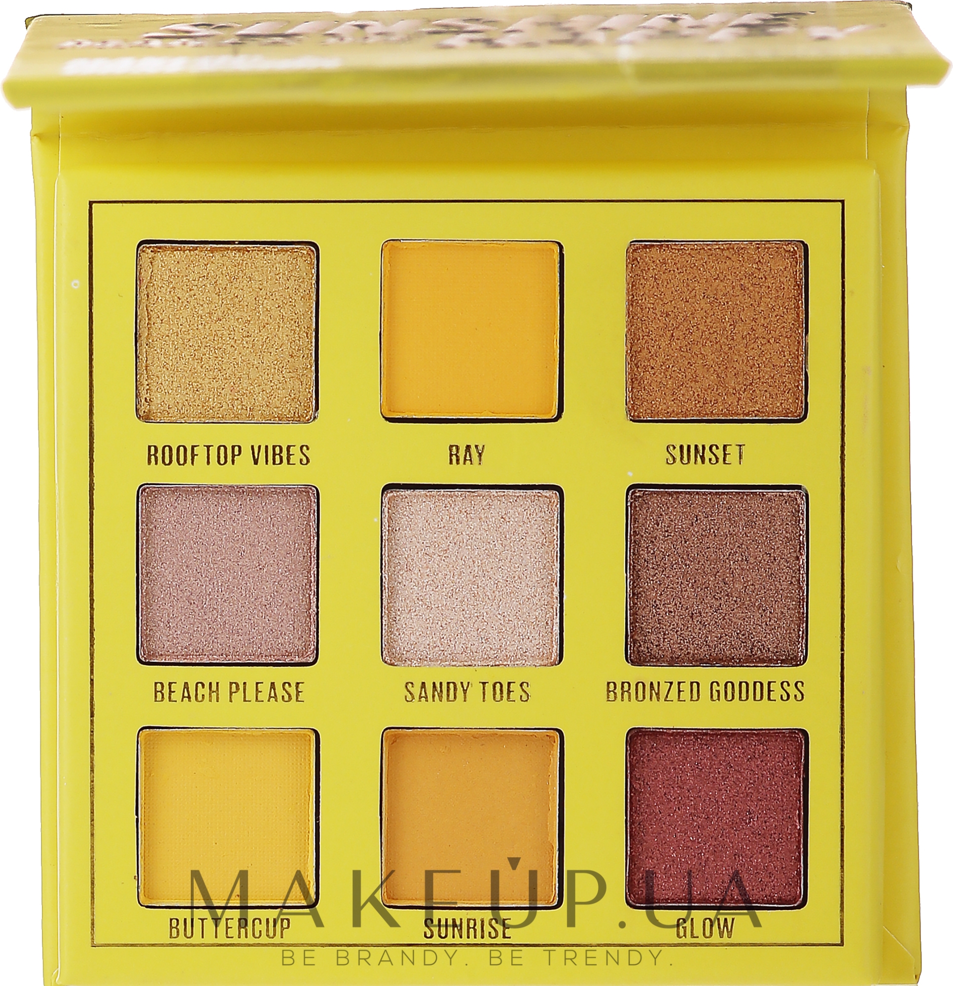 Палетка теней для век, 9 цветов - Makeup Obsession Shadow Palette — фото Sunshine Makes Me Happy