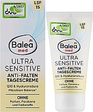 Денний крем проти зморщок для чутливої шкіри обличчя - Balea Med Ultra Sensitive — фото N2