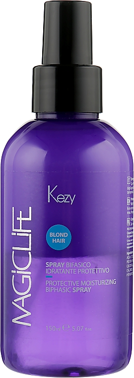 Спрей двофазний для зволоження волосся - Kezy Magic Life Spray Bifasico Idratante — фото N1