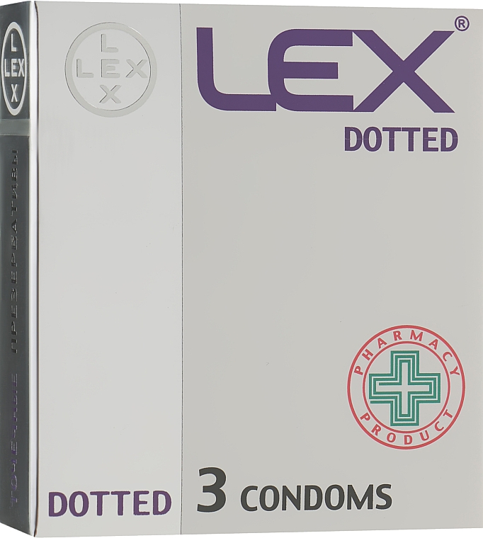 Презервативи "Dotted" - Lex