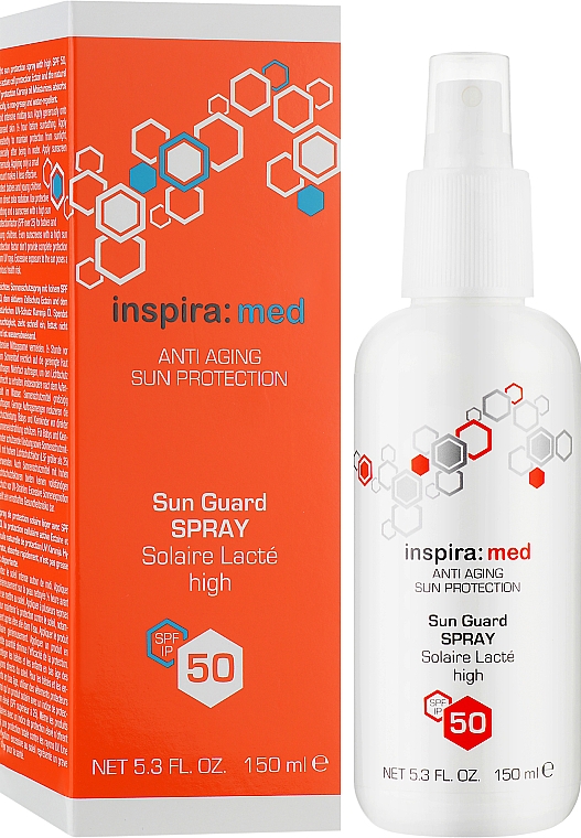 Антивозрастной защитный спрей SPF 50 - Inspira:cosmetics Med Anti-Aging Sun Guard — фото N2