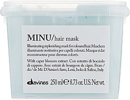 Маска для додання блиску і захисту кольору волосся - Davines Minu Mask  — фото N2