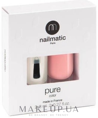 Набор - Nailmatic Pure Color Set (base/8ml + nail/polish/8ml) — фото Billie - Soft Pink