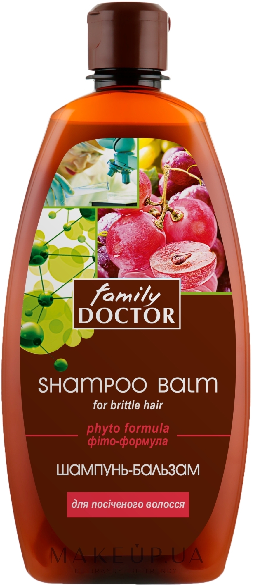 Шампунь-бальзам "Фито-формула" для секущихся волос - Family Doctor — фото 500ml