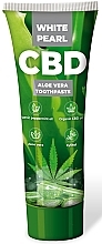 Отбеливающая зубная паста с алоэ вера - VitalCare White Pearl CBD Aloe Vera Toothpaste — фото N1