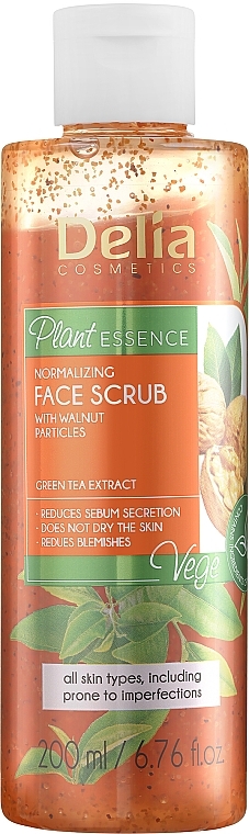 Скраб для лица - Delia Plant Essence Creamy Face Scrub