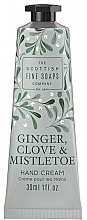 Крем для рук - Scottish Fine Soaps Ginger, Clove & Mistletoe Hand Cream — фото N1