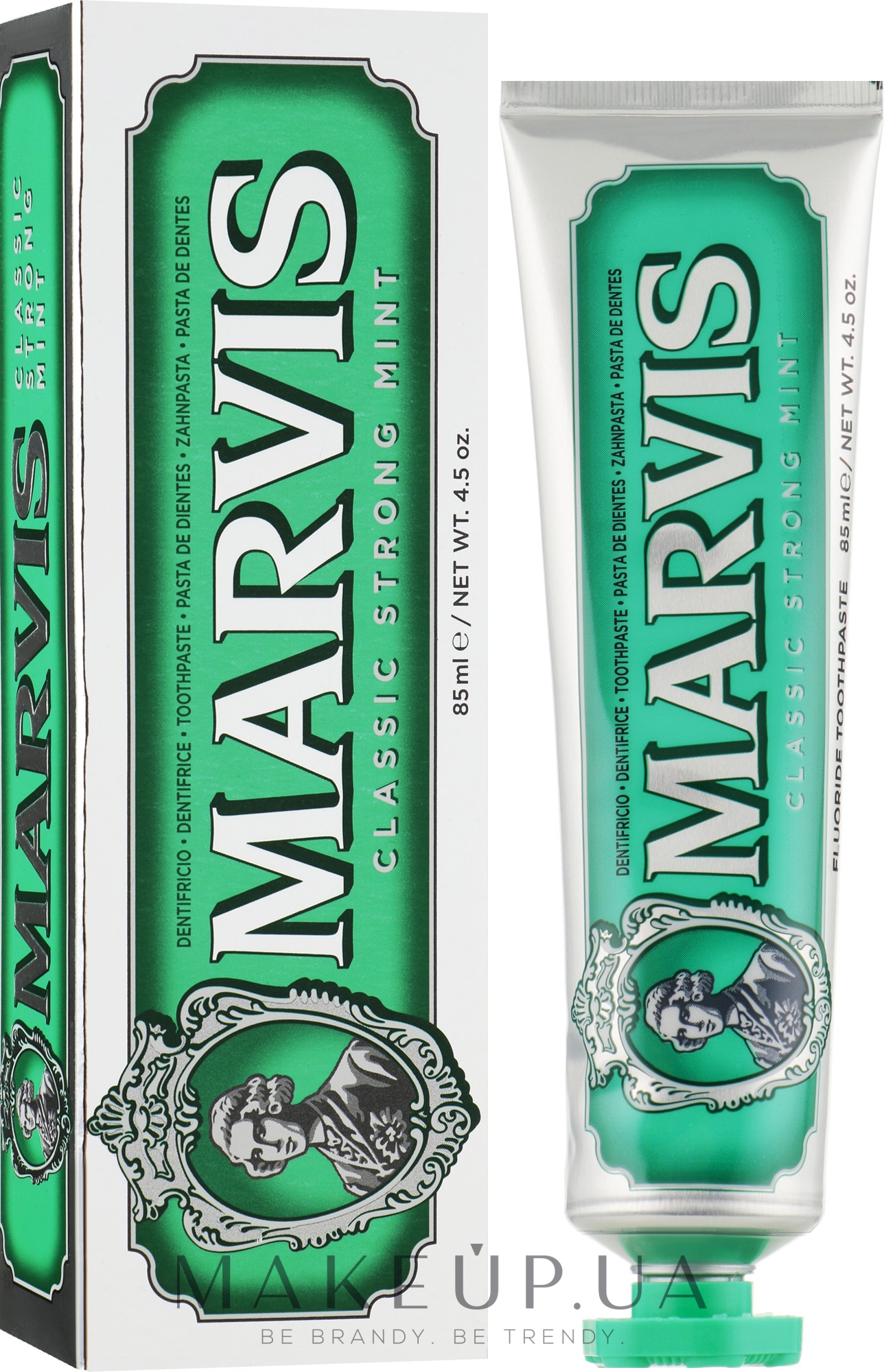 Зубна паста "Класична м'ята" з ксилитол - Marvis Classic Strong Mint — фото 85ml
