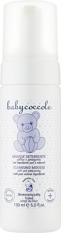 Очищающий мусс с экстрактом цветов лотоса - Babycoccole Dolcemousse