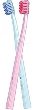Парфумерія, косметика Ультрам'які зубні щітки, блакитна і рожева - Swiss Smile Diamond Glow