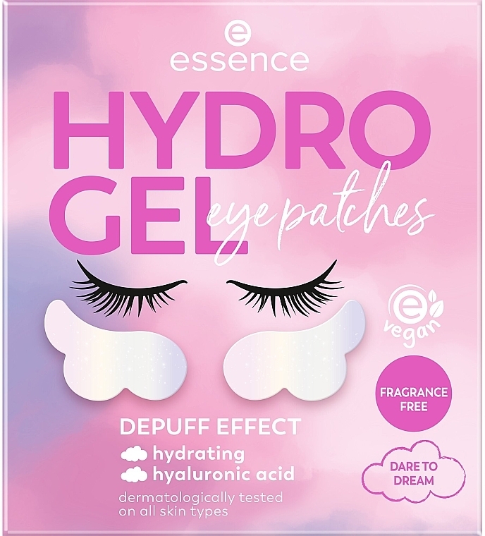 Патчі під очі "Не бійтеся мріяти" - Essence Hydro Gel Dare To Dream Eye Patches — фото N1