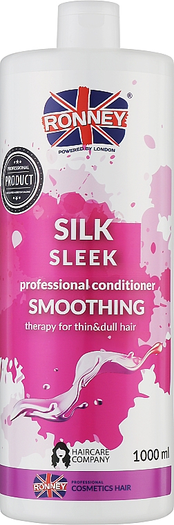 Кондиціонер з протеїнами шовку - Ronney Professional Silk Sleek Smoothing Conditioner — фото N1