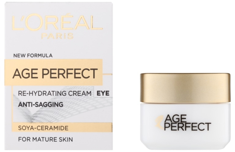 Зволожувальний крем для шкіри навколо очей - L'Oreal Paris Age Perfect Re-Hydrating Eye Cream — фото N2