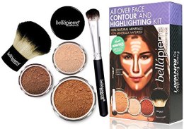 Духи, Парфюмерия, косметика Набор для моделирования лица "Deep" - Bellapierre All Over Face Contour and Highlighting Kit "Deep"