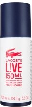 Парфумерія, косметика Lacoste Lacoste Live - Дезодорант