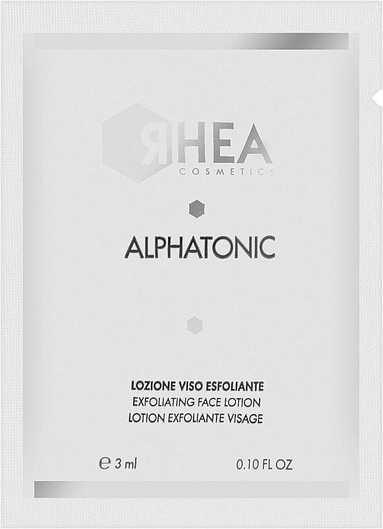 Эксфолиирующий лосьон для лица - Rhea Cosmetics Alpha Tonic (пробник) — фото N1