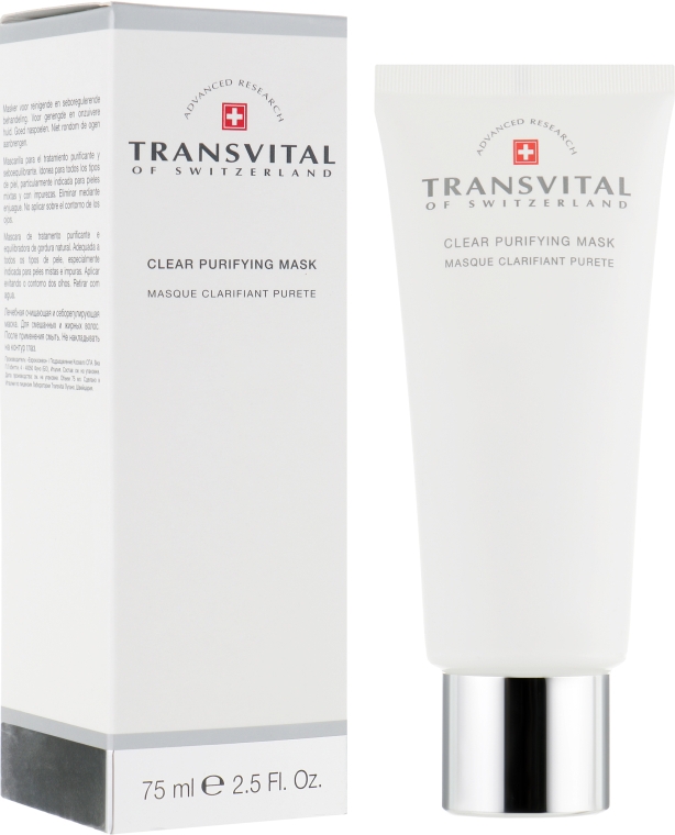 Очищаюча маска для шкіри обличчя - Transvital Clear Purifying Mask