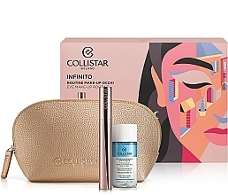 Парфумерія, косметика Набір - Collistar Infinito Mascara Gift Set (mascara/11ml+remover/35ml+bag/1pcs)