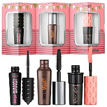 Духи, Парфюмерия, косметика Набор - Benefit Big Lash Adventure (3xmascara/4g)