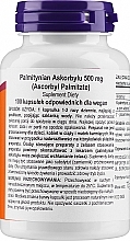 Харчова добавка "Аскорбілпальмітат", 500 мг - Now Foods Ascorbyl Palmitate — фото N2