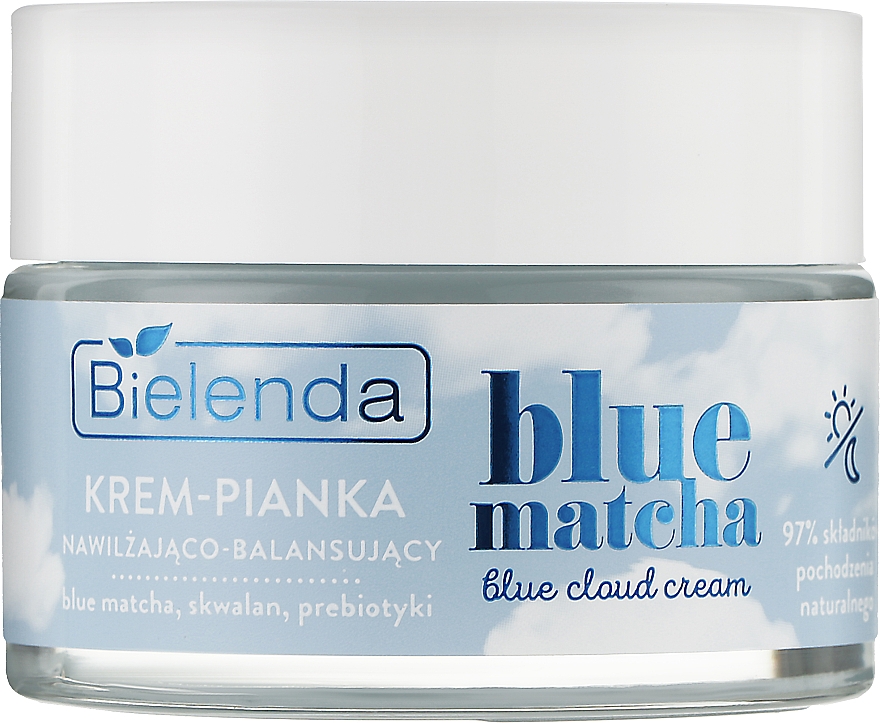Крем-піна для обличчя - Bielenda Blue Matcha Blue Cloud Cream