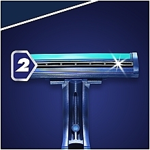 Набір одноразових станків для гоління, 5шт - Gillette Blue II Plus — фото N3