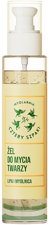 Очищающий гель для умывания "Липа и мыльнянка" - Cztery Szpaki Face Cleansing Gel — фото N1