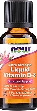 Каплі "Вітамін Д3. Додаткова сила" - Now Foods Liquid Vitamin D3 Extra Strenght 1000 IU — фото N1