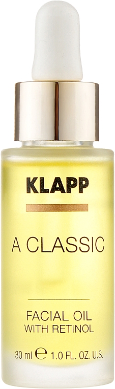 Олія для обличчя з ретинолом - Klapp A Classic Facial Oil With Retinol — фото N1