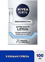 Лосьйон після гоління "Срібний захист з антибактеріальним ефектом" - NIVEA MEN  — фото N2