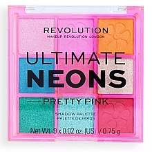 Духи, Парфюмерия, косметика Палетка теней - Makeup Revolution Artist Collection Ultimate Neon Palette