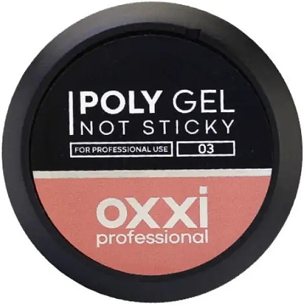 Полигель для наращивания ногтей - Oxxi Professional Poly Gel Not Sticky — фото N1