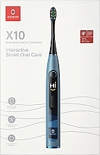 Електрична зубна щітка Oclean X10 Blue - Oclean X10 Electric Toothbrush Blue — фото N3