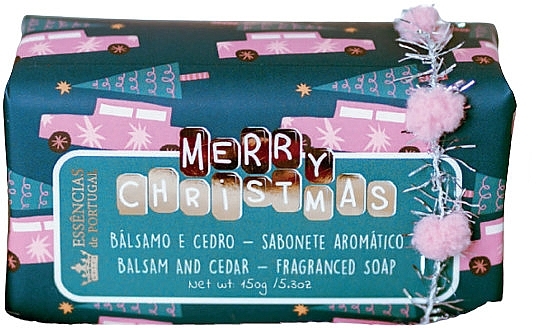 Мыло "Бальзам и кедр" - Essencias De Portugal Merry Christmas Balsam And Cedar Soap — фото N1
