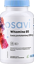 Капсули "Вітамін B5 + Пантотенова кислота 200 mg" - Osavi Vitamin B5 Pantothenic Acid — фото N1