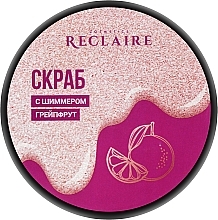 Сияющий скраб для тела с шиммером "Гейпфрут" - Reclaire Cosmetics — фото N2